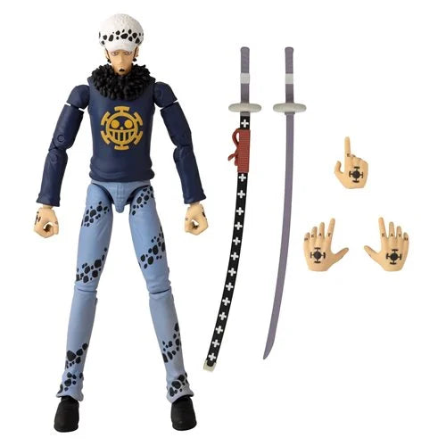 BANDAI NAMCO One Piece Anime Heroes Trafalgar Law Action Figure
